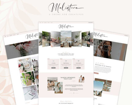 Malistena - Blog & Photographer  WP Theme Elementor - Features Image 1