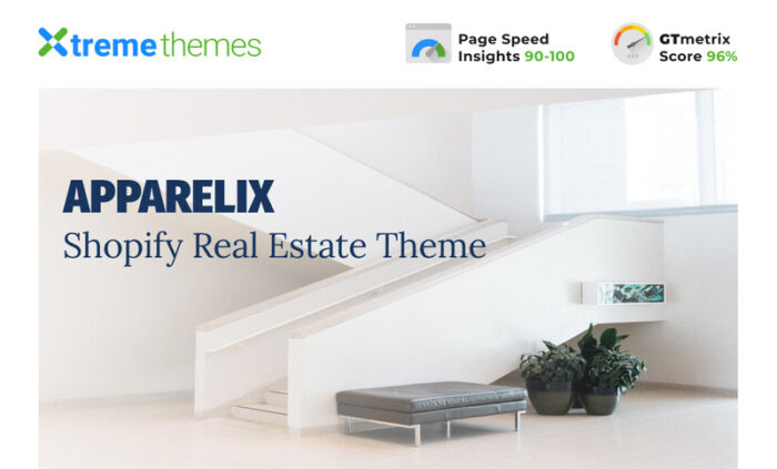 Apparelix Shopify Real Estate Theme - Features Image 1