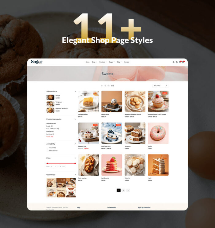 Sugar & Slicee - Sweet Bakery Store Shopify Theme - Features Image 5