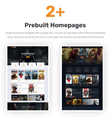 GameShop - Game Store WooCommerce WordPress Theme - Features Image 1