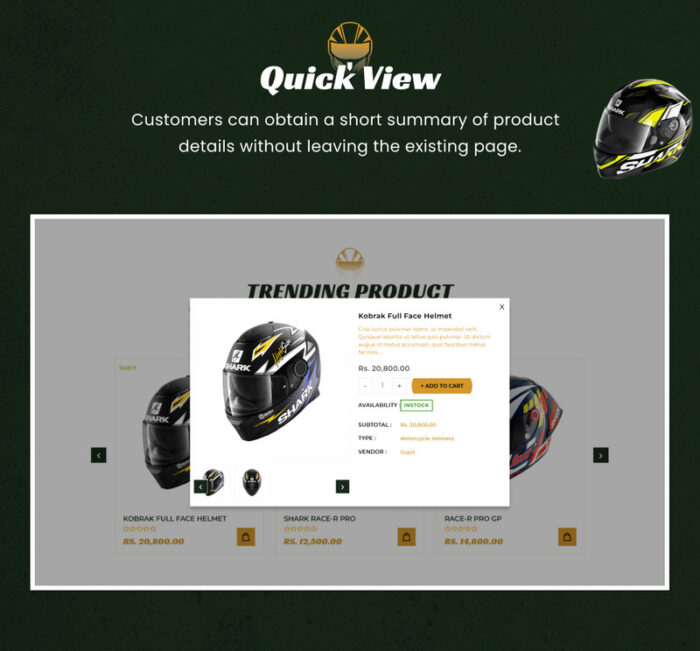 Heleman - Mega Helmets Shopify 2.0 Premium Theme - Features Image 10