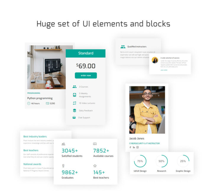 Pract - Online Courses Website Template - Features Image 5