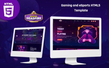 Deadfire - Gaming and eSports HTML5 Template - Features Image 1