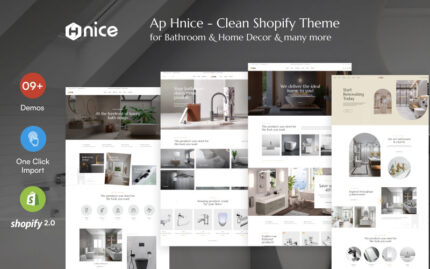 Ap Hnice - Bathroom & Home Decor Shopify Theme - Features Image 1