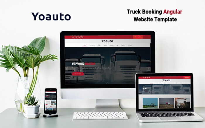 Yoauto -Truck Booking Angular Website Template - Features Image 1