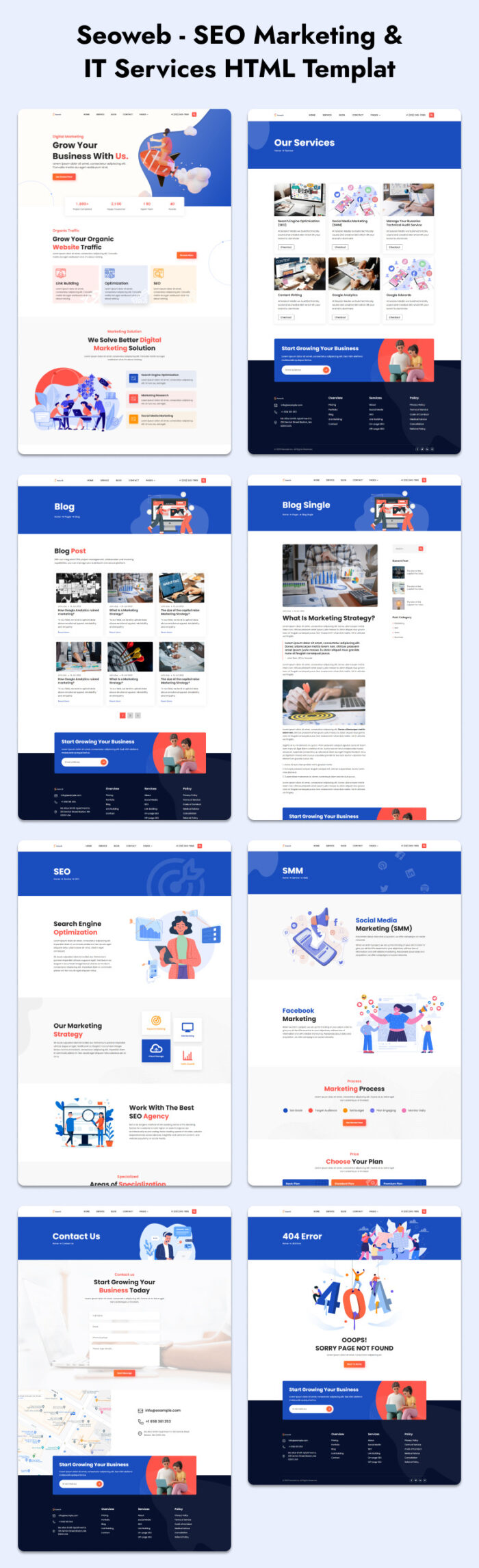 Seoweb - SEO Marketing & IT Services HTML5 Template - Features Image 1