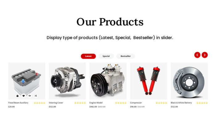 AutoElite Web - Premium HTML Template for Selling Vehicles Automobile Parts Online - Features Image 3