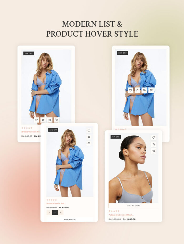 Bebrief - Lingerie & Bikini, Inner Wear Fashion Store Multipurpose Shopify 2.0 Responsive Theme - Features Image 9