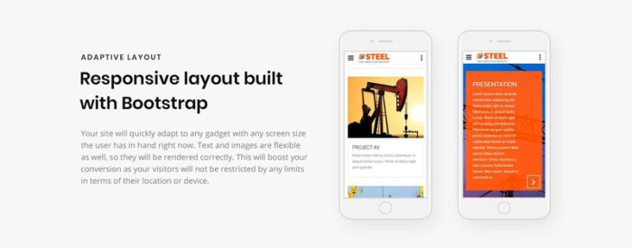 Steel - Metal Fabrication Industry Bootstrap 5 Website Template - Features Image 6