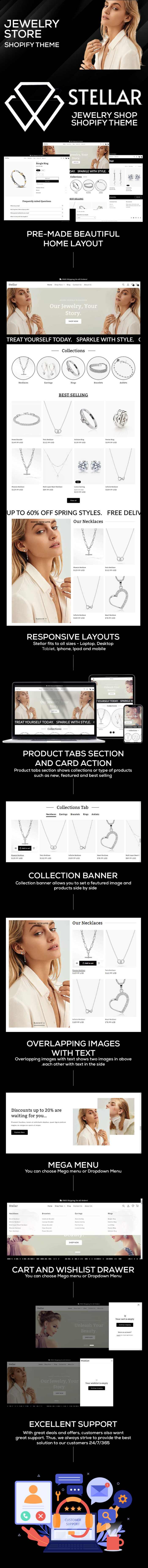 Stellar - Jewelry Shopify Theme - Features Image 1