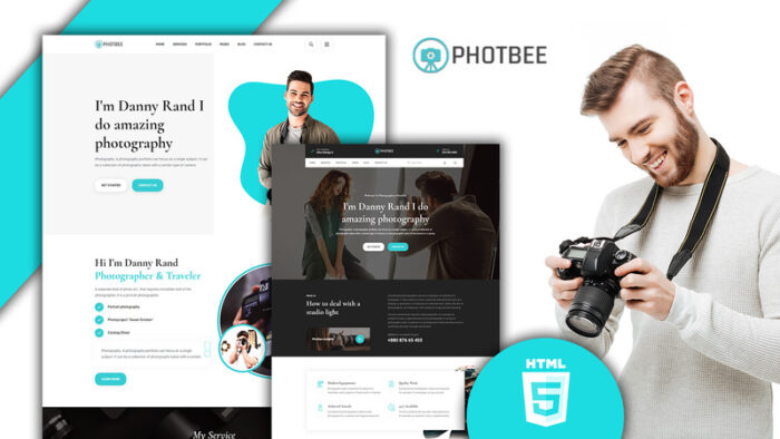 Photbee Photographer And Photography Website Template - Features Image 1