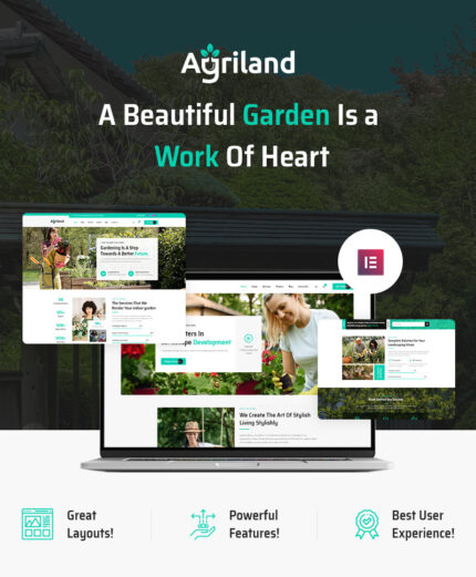 Agriland - Agriculture and Garden WordPress Theme - Features Image 1