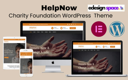 HelpNow  - Charity Foundation and Donation WordPress Elementor Theme - Features Image 1