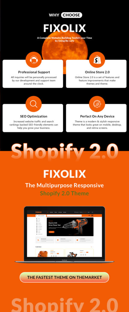 Fixolix - Tools Drive & Equipment Store - Features Image 1