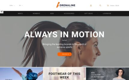 Adrenaline PrestaShop Theme