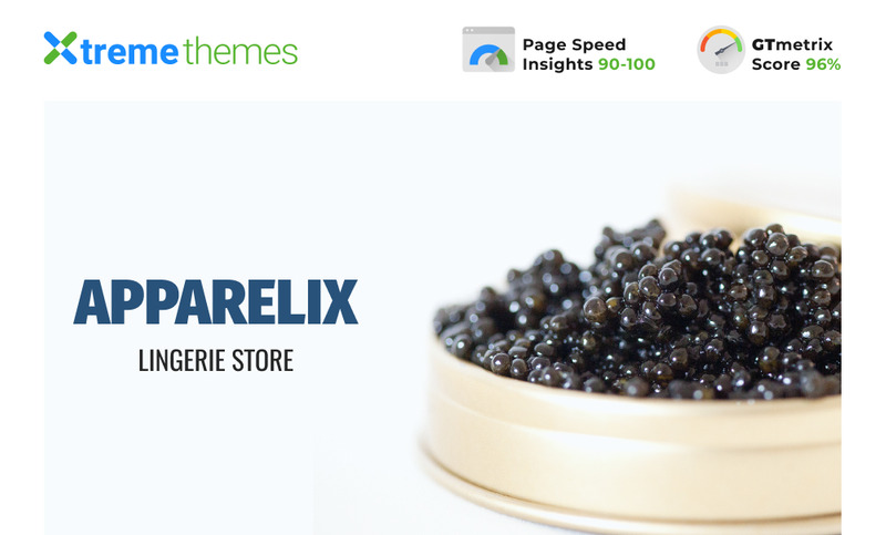 Apparelix Caviar Store Shopify Theme - Features Image 1