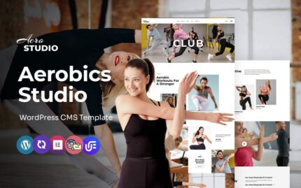 Aero Studio - Aerobics Classes Multipurpose WordPress Elementor Theme