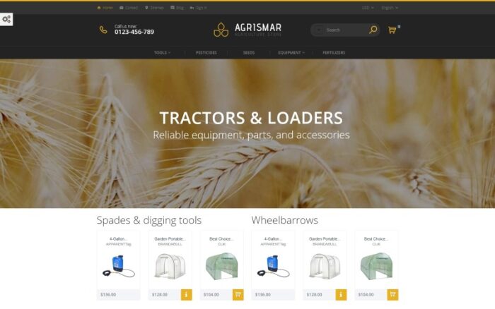 Agrismar - Agriculture Store PrestaShop Theme