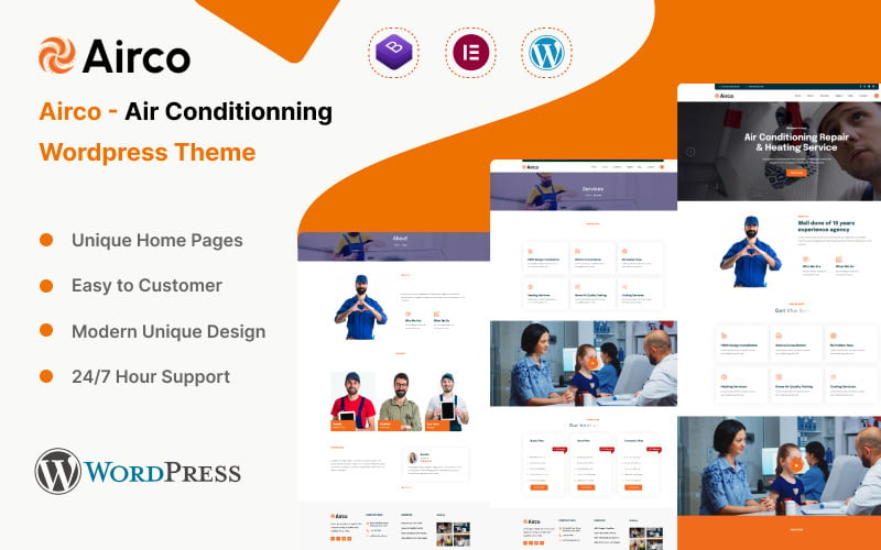 Airco - Air Conditioning Services WordPress Theme