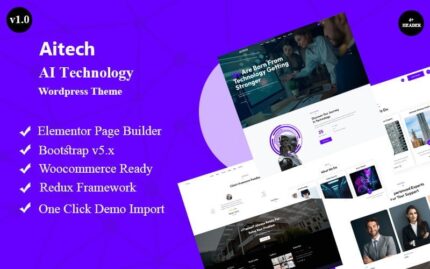 Aitech – AI & Technology Wordpress Theme