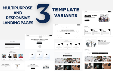 Alfa- Multifpurpose Landing Page Template