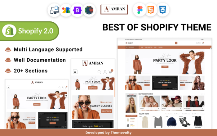 Amran - Mega Fashion Shopify 2.0 Premium Responsive Theme