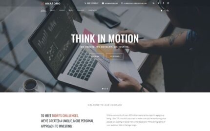 Anatoro - Consulting IT & Presentor Sleek Business Joomla Template