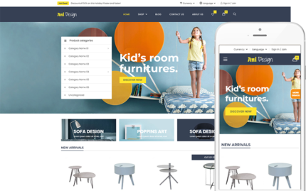 Ani Design - Free Furniture Theme WooCommerce Theme