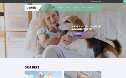 Animal Shelter Joomla Template