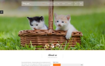 Animals  Pets Joomla Template