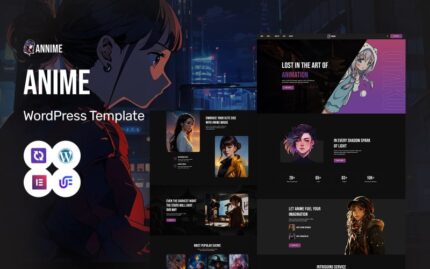 Annime - Anime And Manga WordPress Elementor Theme