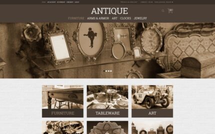 Antique Store Magento Theme