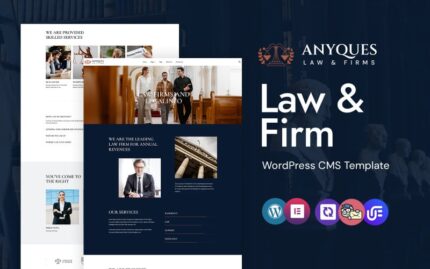 Anyques - Law Firm And Lawyer WordPress Elementor Theme