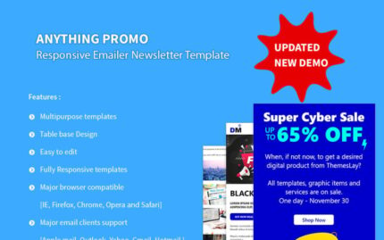 Anything Promo - Responsive Emailer Newsletter Template