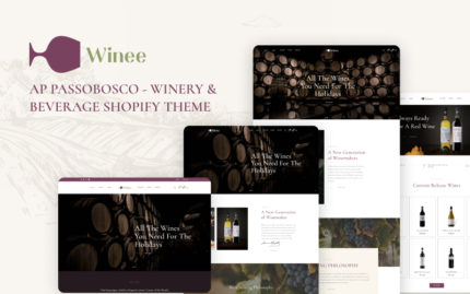 Ap Passobosco - Winery & Beverage Shopify Theme