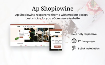 Ap Shopiowine  -  Coffee, Winery, Tea Shopify Theme