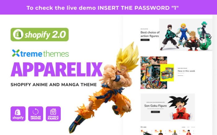 Apparelix - Anime and Manga Shop Shopify Theme