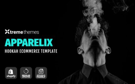 Apparelix Hookah Online eCommerce Template Shopify Theme