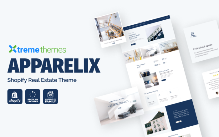 Apparelix Shopify Real Estate Theme