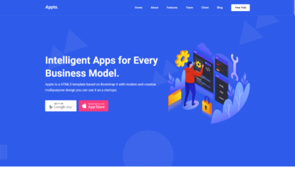 Appto - App Landing Page Template