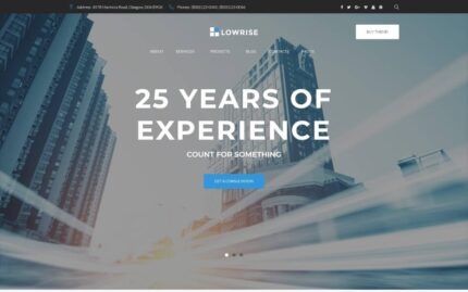 Architect Services Portfolio WordPress Theme