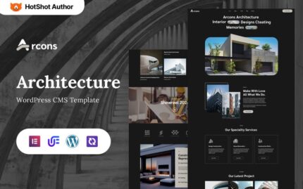 Arcons - Architecture And Construction Company WordPress Elementor Theme