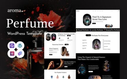 Aroma - Perfume Shop And Cosmetics Store Multipurpose WordPress Elementor Theme