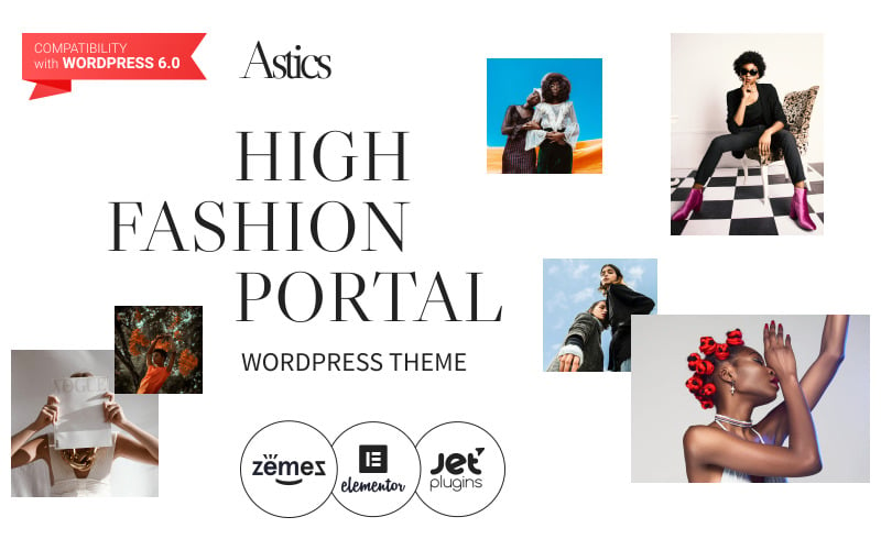 Astics - High Fashion Portal WordPress Theme