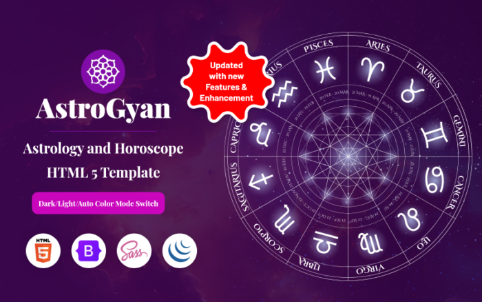 AstroGyan - Astrology and Horoscope HTML 5 Template