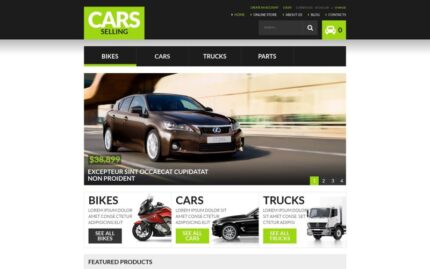 Auto Dealership VirtueMart Template