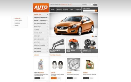 Auto Spare Parts VirtueMart Template