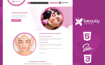 Beauty Center Creative HTML5 & CSS3 Website Template - Features Image 1