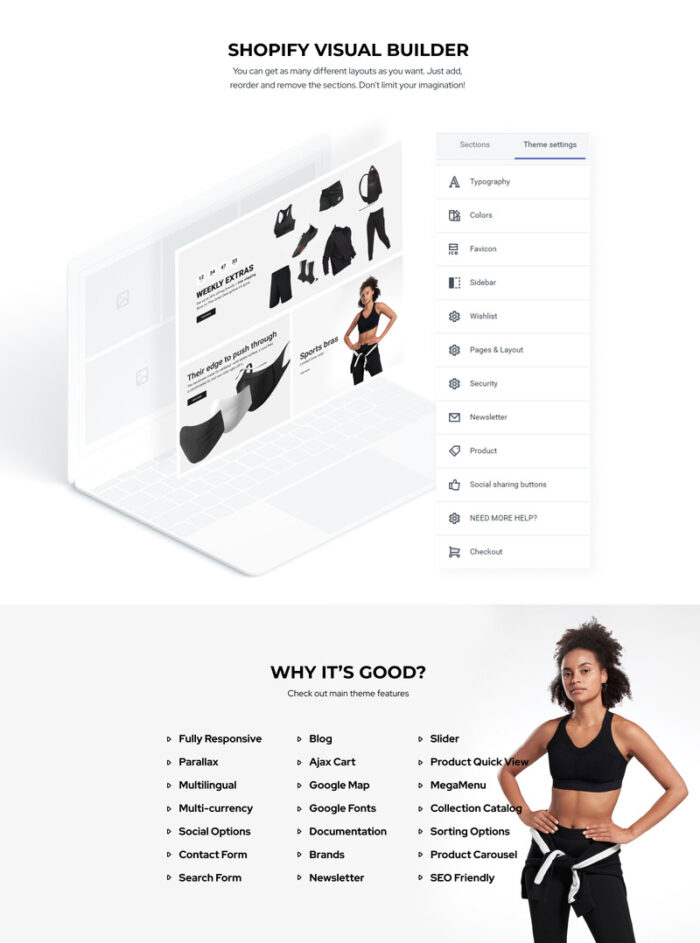 Multilfy Sports Fashion Store Shopify Theme - Features Image 2