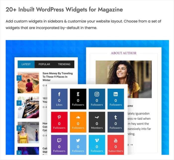 Viral Pro - Modern & Creative Newspaper Magazine, Blog & News WordPress Theme - Features Image 12